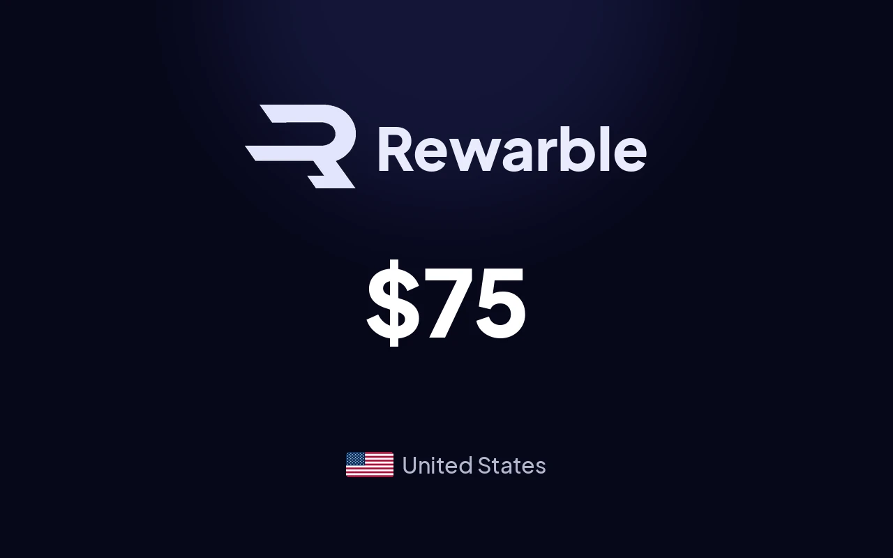 Rewarble Gopay $75 Gift Card (United States)