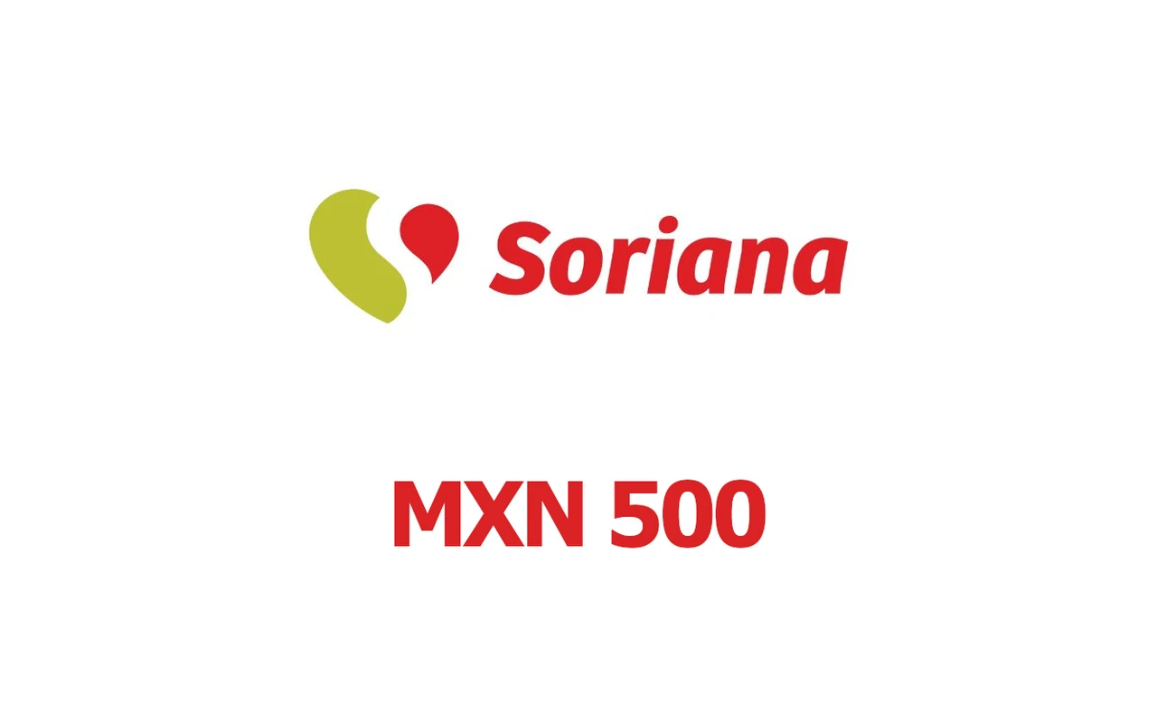 Soriana MX$500 Gift Card (Mexico)