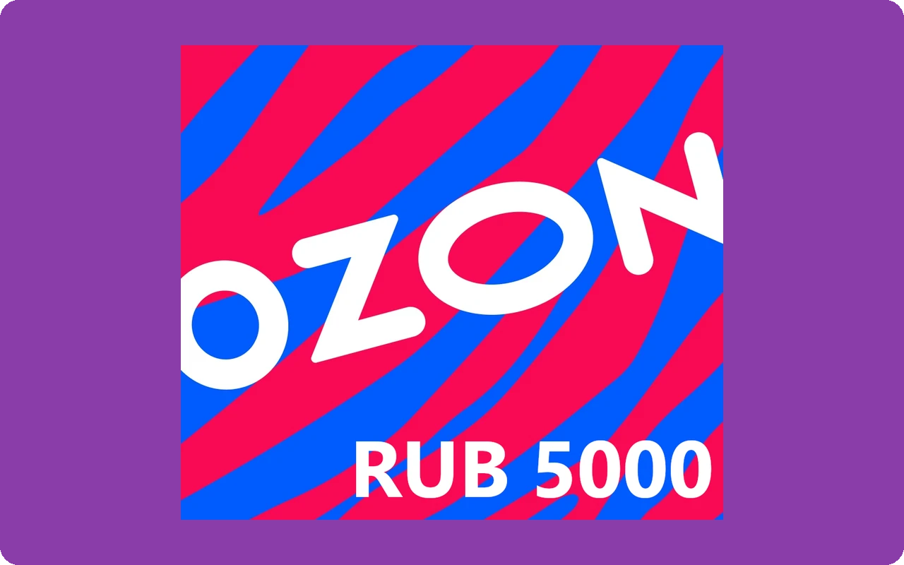 Ozon ₽5000 Gift Card (RU)