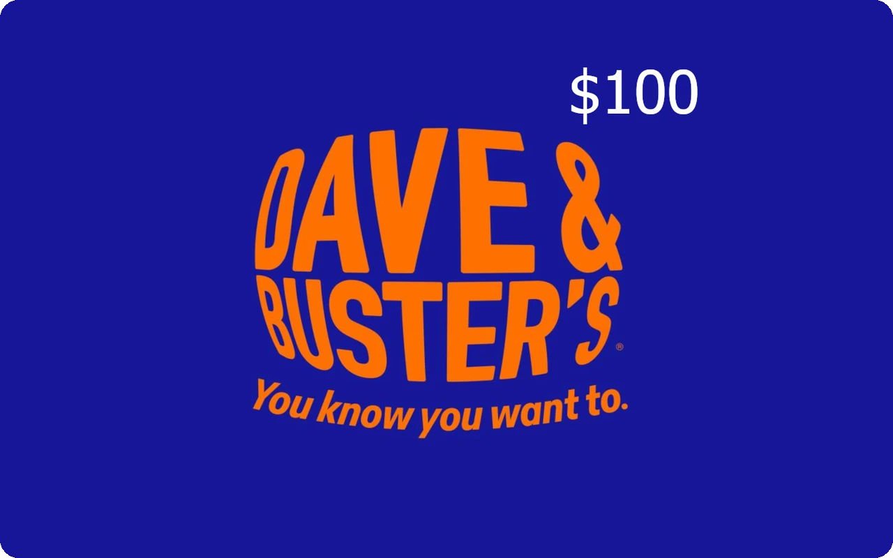 Dave & Buster's $100 Gift Card (United States)