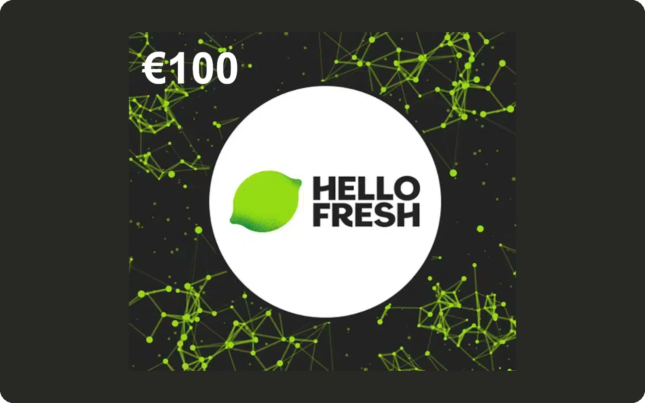Hellofresh €100 Gift Card (Netherlands)