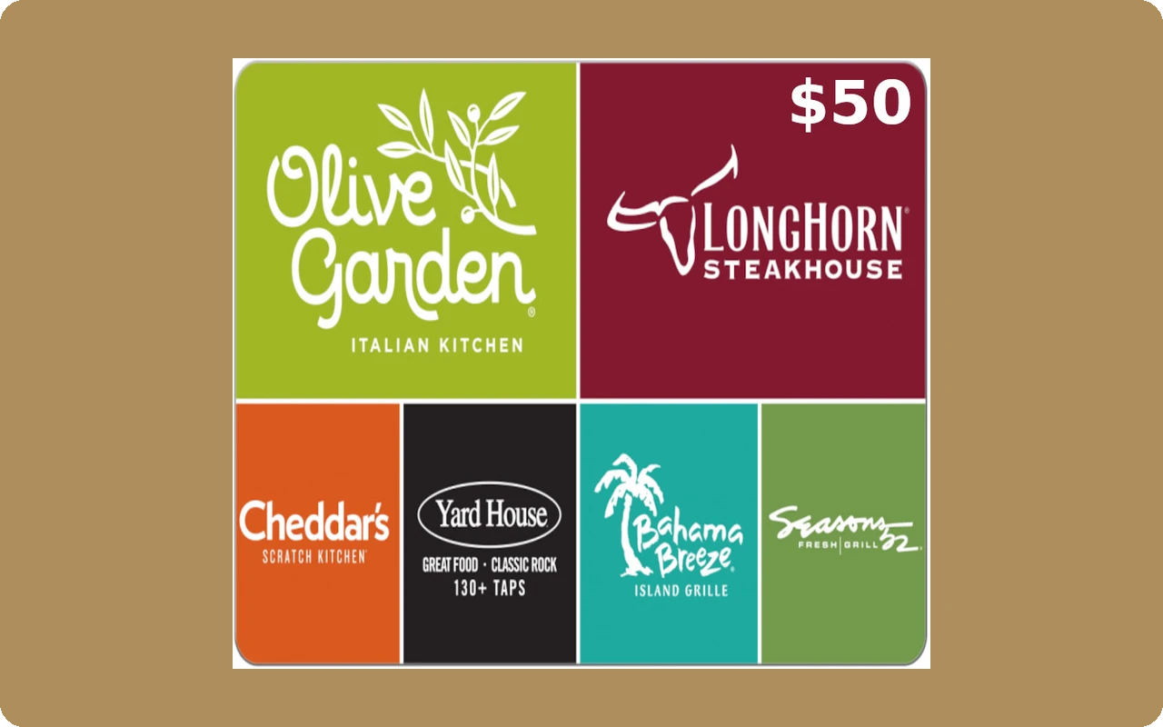 Darden $50 Gift Card (United States)