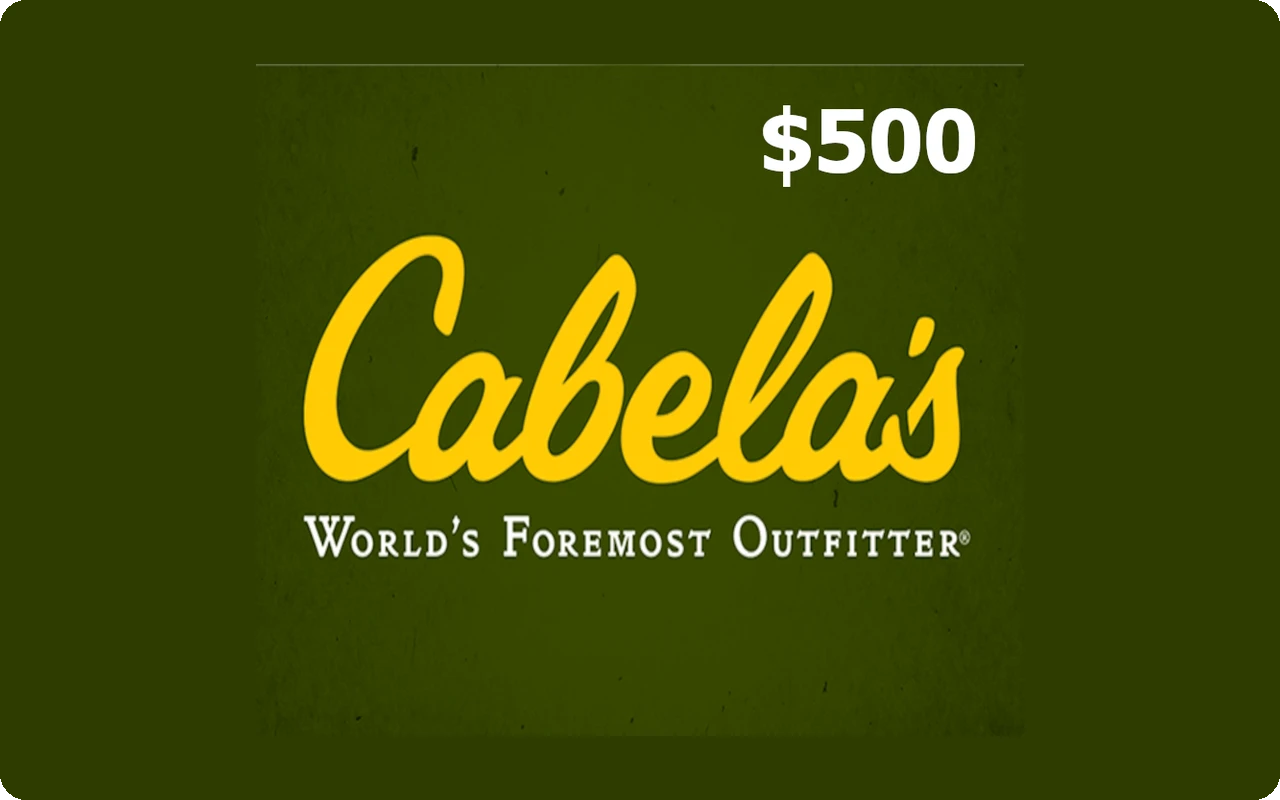 Cabelas $500 Gift Card (Canada)