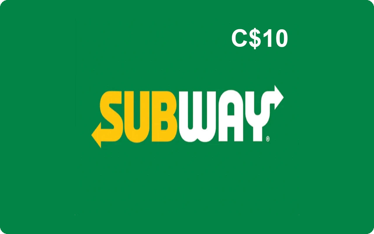 Subway $10 Gift Card (Canada)