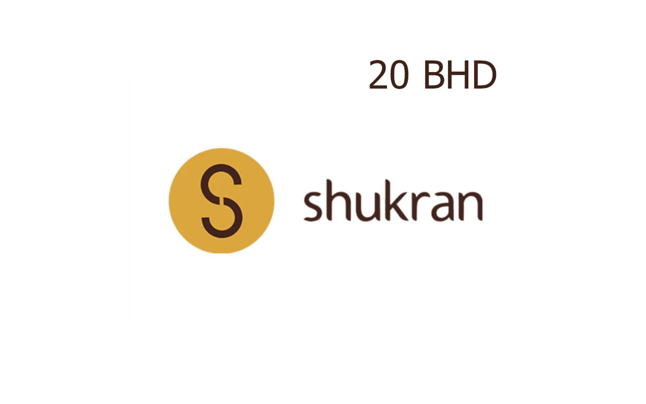 Shukran 20 BHD Gift Card (Bahrain)