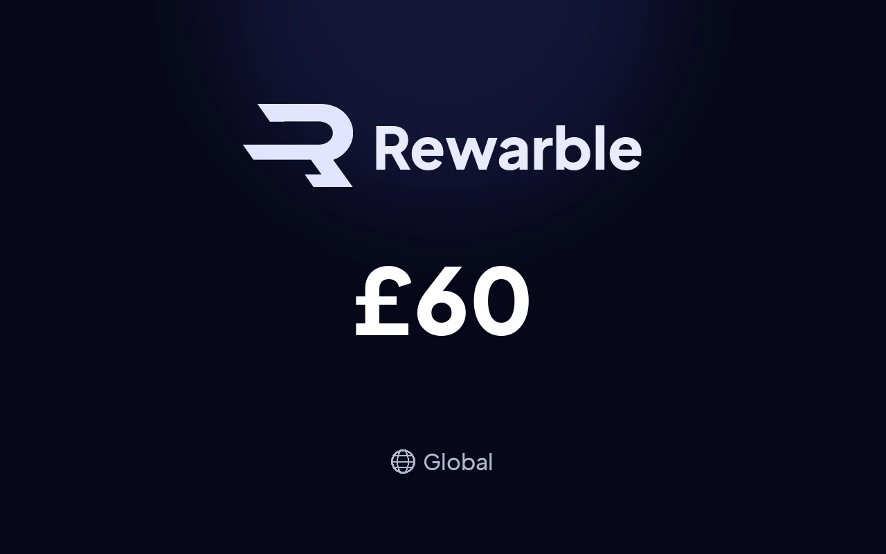 Rewarble Super £60 Gift Card