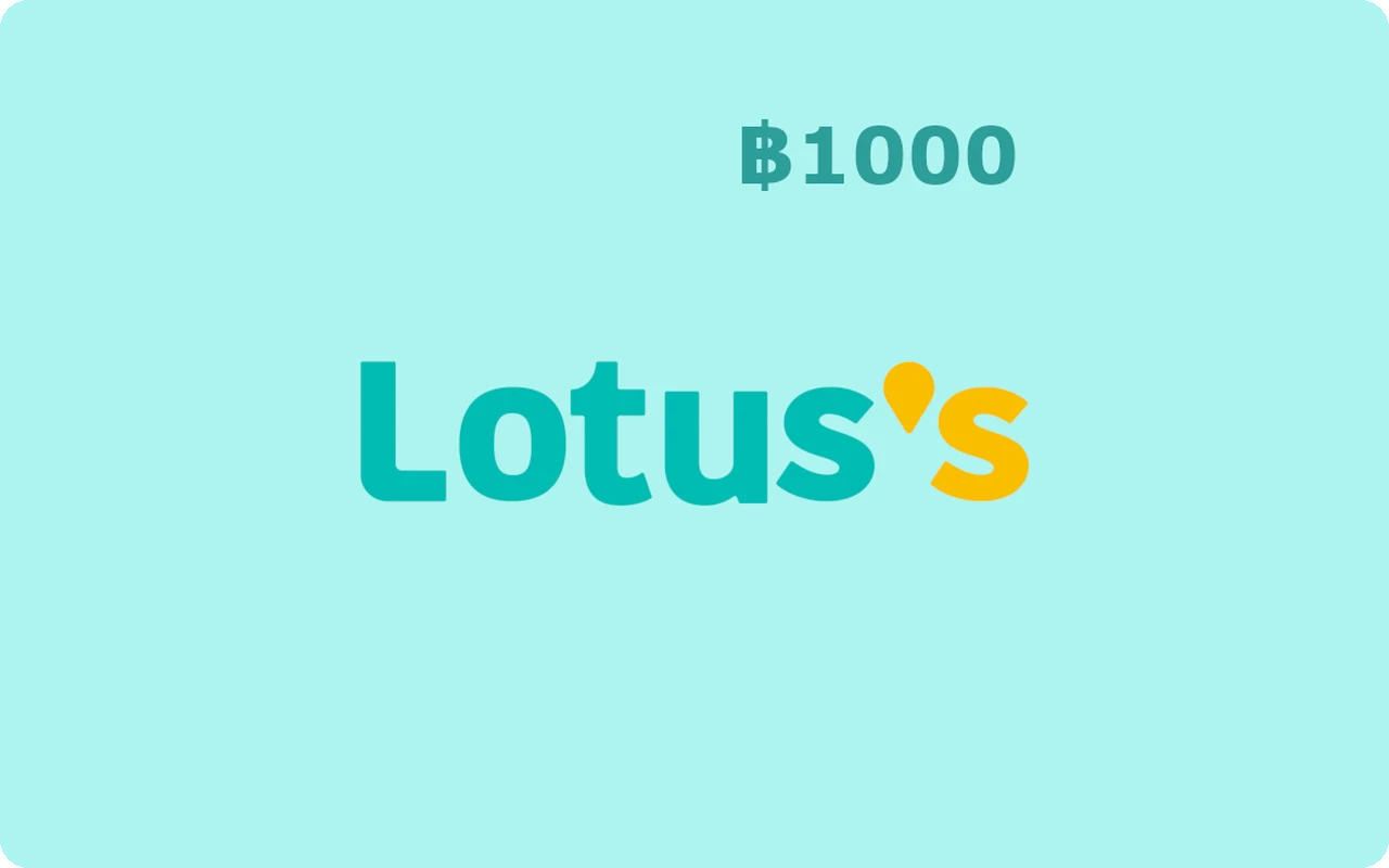 Lotus's ฿1000 Gift Card (Thailand)