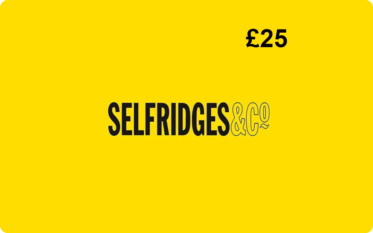 Selfridges £25 Gift Card (United Kingdom)