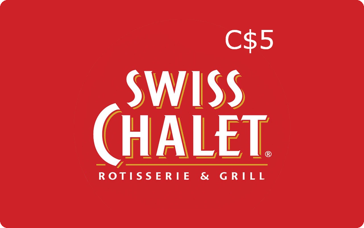Swiss Chalet $5 Gift Card (Canada)
