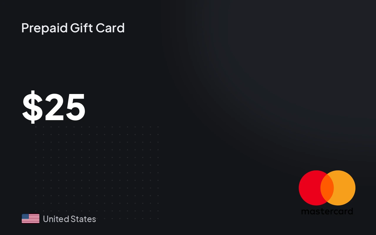 Mastercard Prepaid Flexicard $25 Gift Card (United States)