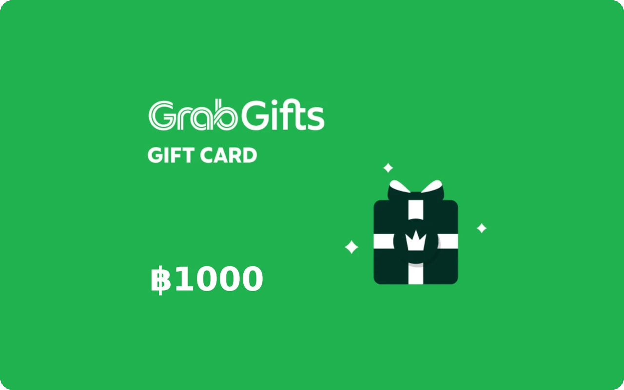 Grab ฿1000 Gift Card (Thailand)