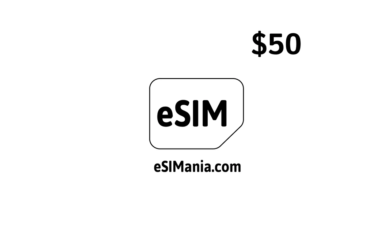 Esimoney $50 Gift Card (United States)