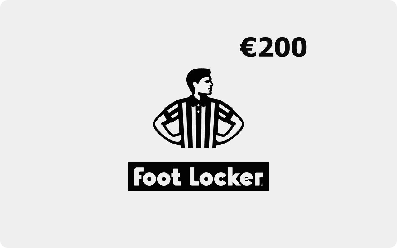 Foot Locker €200 Gift Card (Spain)