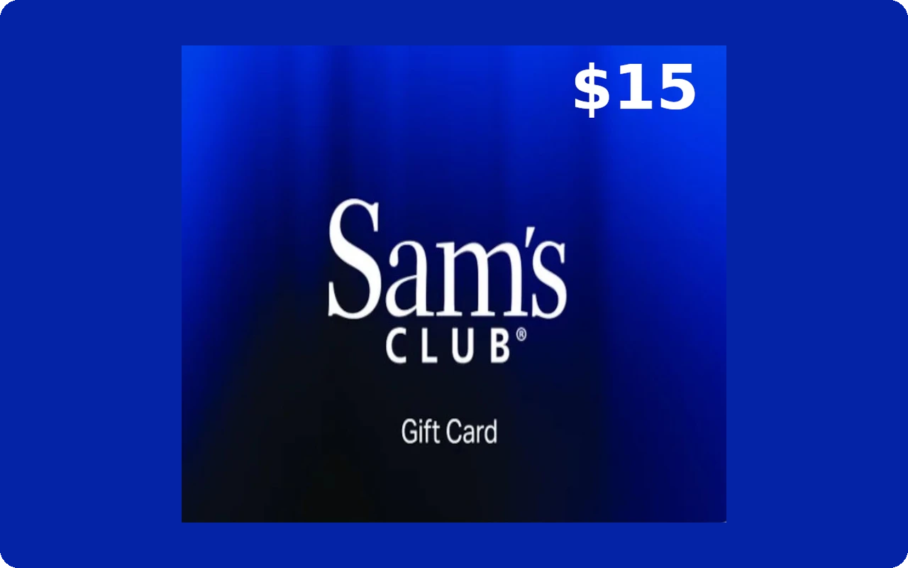Sams Club $15 Gift Card (United States)