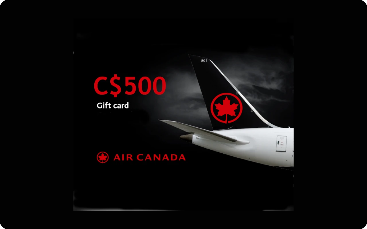 Air Canada $500 Gift Card (Canada)