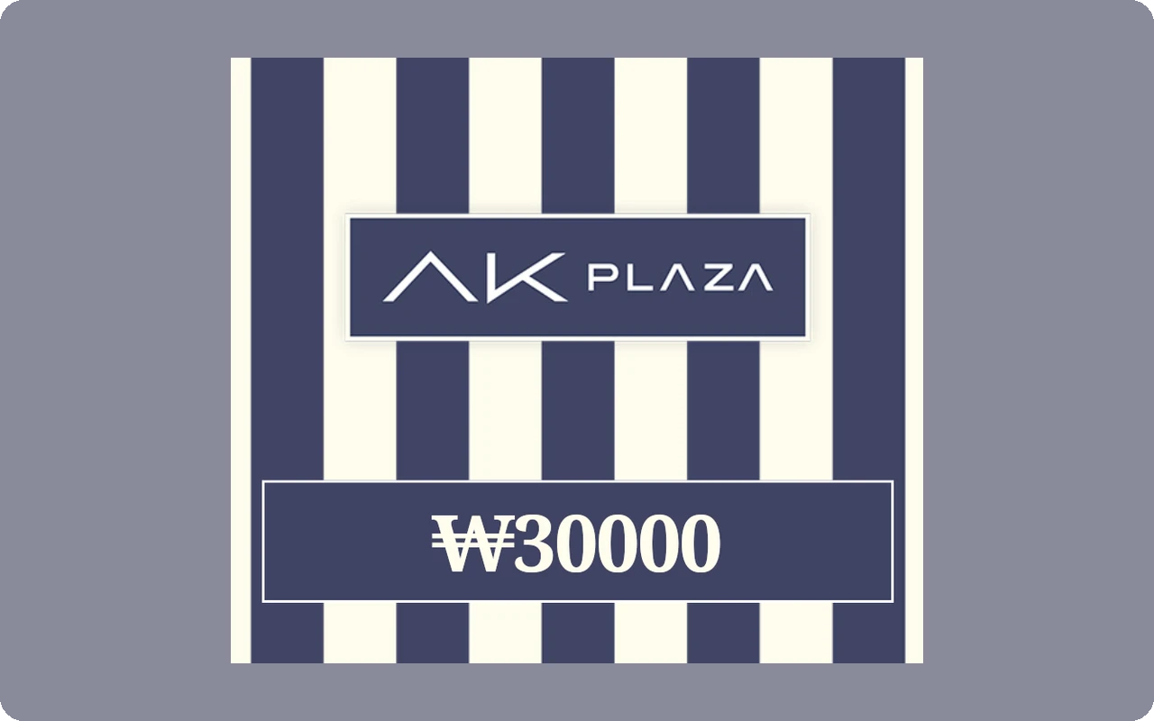 AK Plaza ₩30000 Gift Card (South Korea)