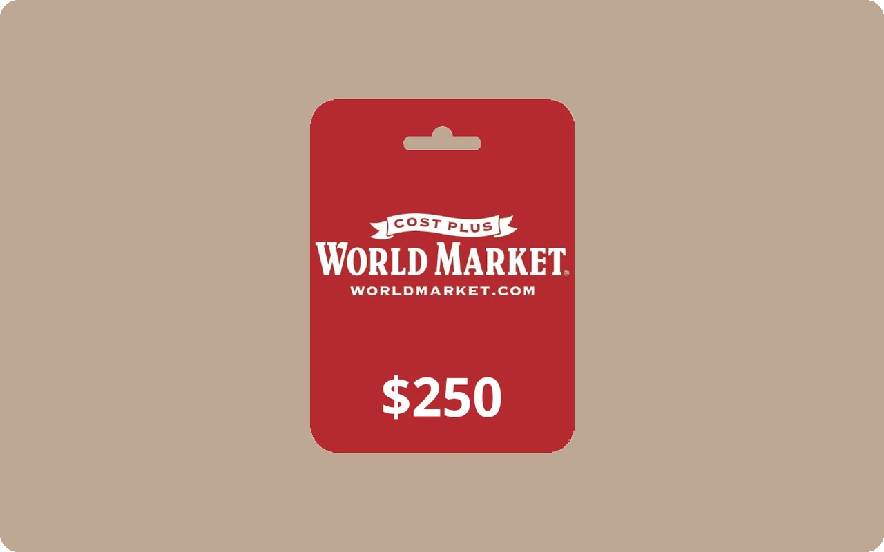 Cost Plus World Market $250 Gift Card (United States)
