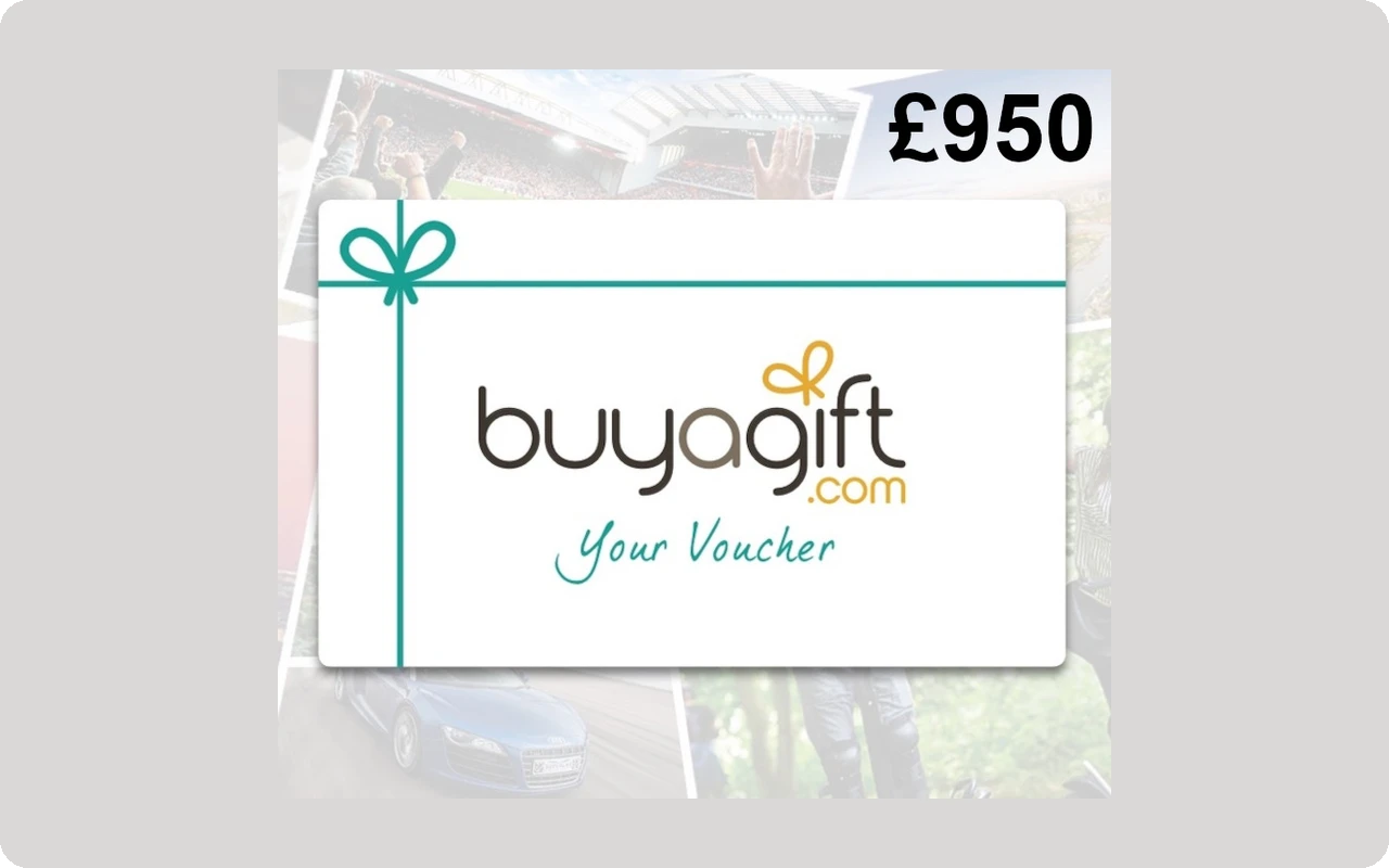 Buyagift £950 Gift Card (United Kingdom)