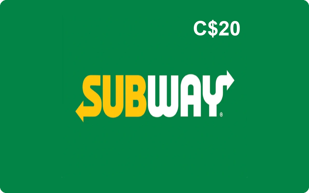 Subway C$20 Gift Card (Canada)