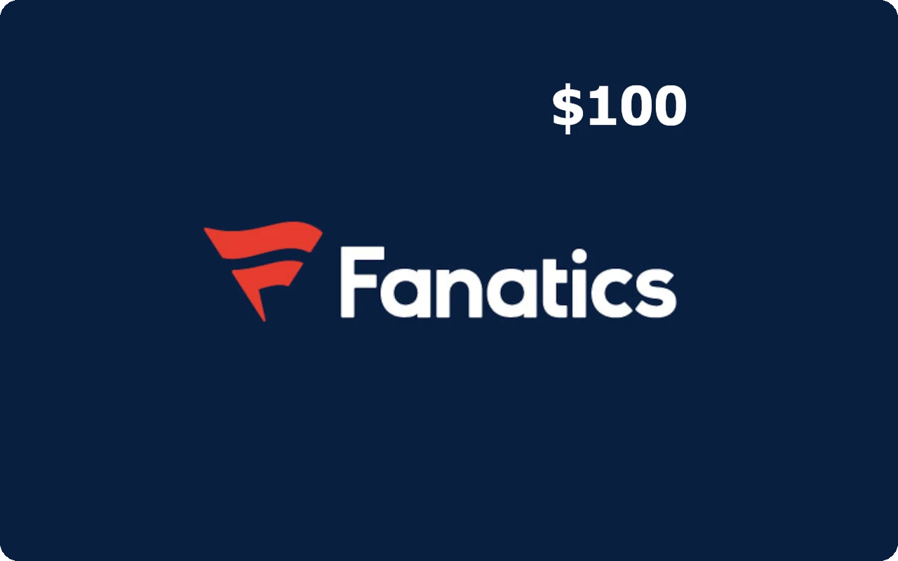 Fanatics $100 Gift Card (United States)