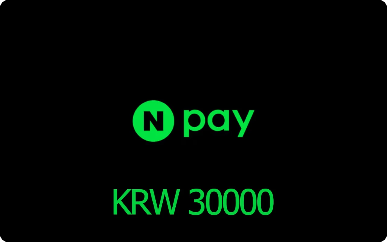 Naver Pay ₩30000 Gift Card (South Korea)