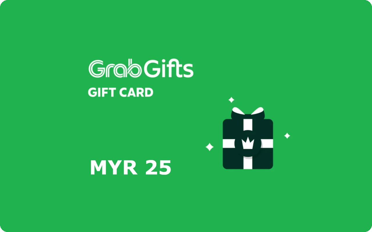 Grab 25 RM Gift Card (Malaysia)