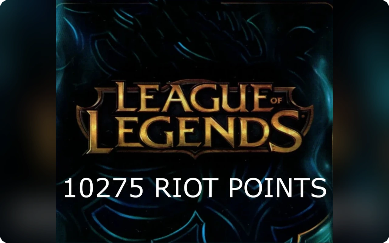League of Legends 10275 Gift Card (Turkey)
