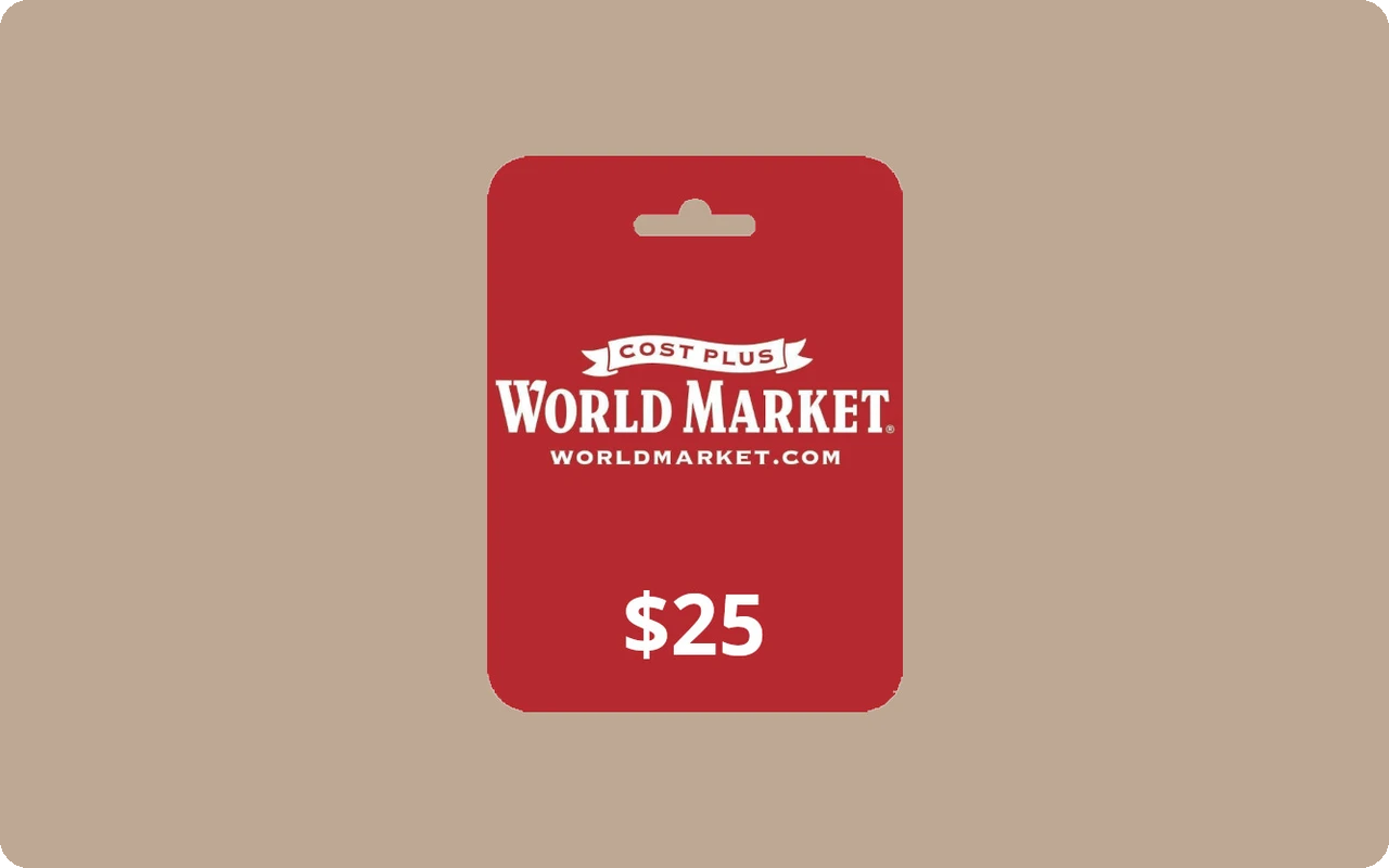Cost Plus World Market $25 Gift Card (United States)