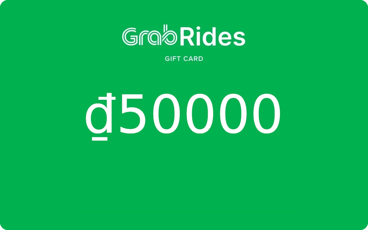 Grab Rides ₫50000 Gift Card (Vietnam)