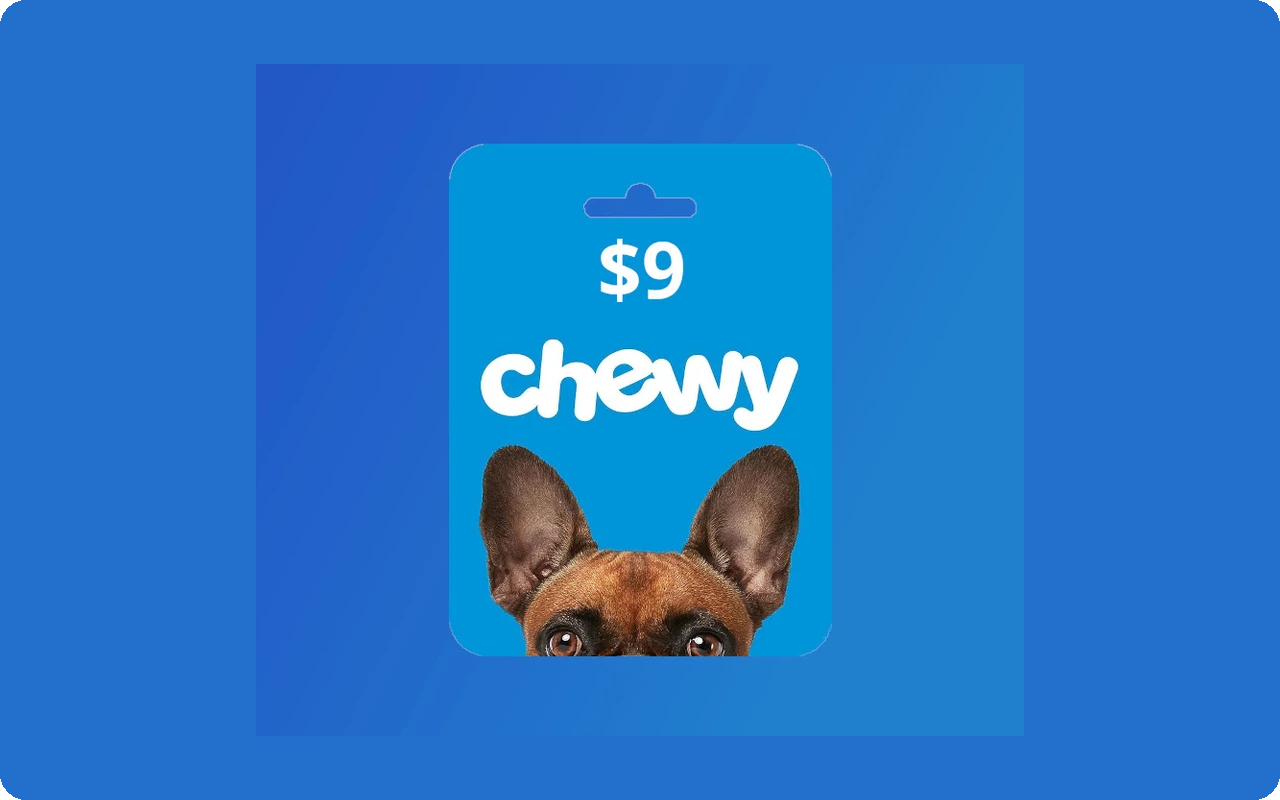 Chewy $9 Gift Card (United States)