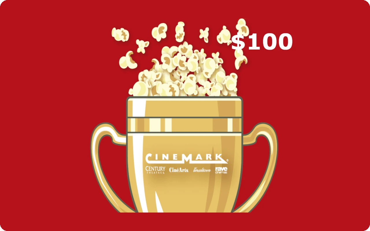 Cinemark Theatres $100 Gift Card (United States)