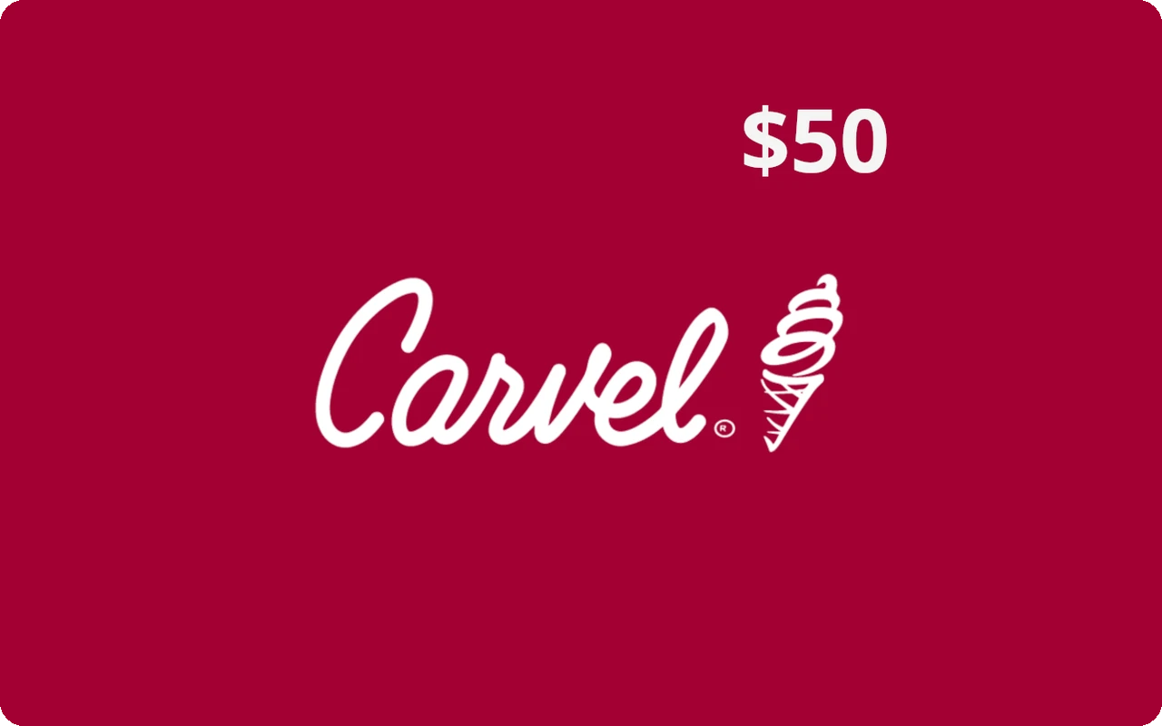 Carvel 50 Gift Card (United States)