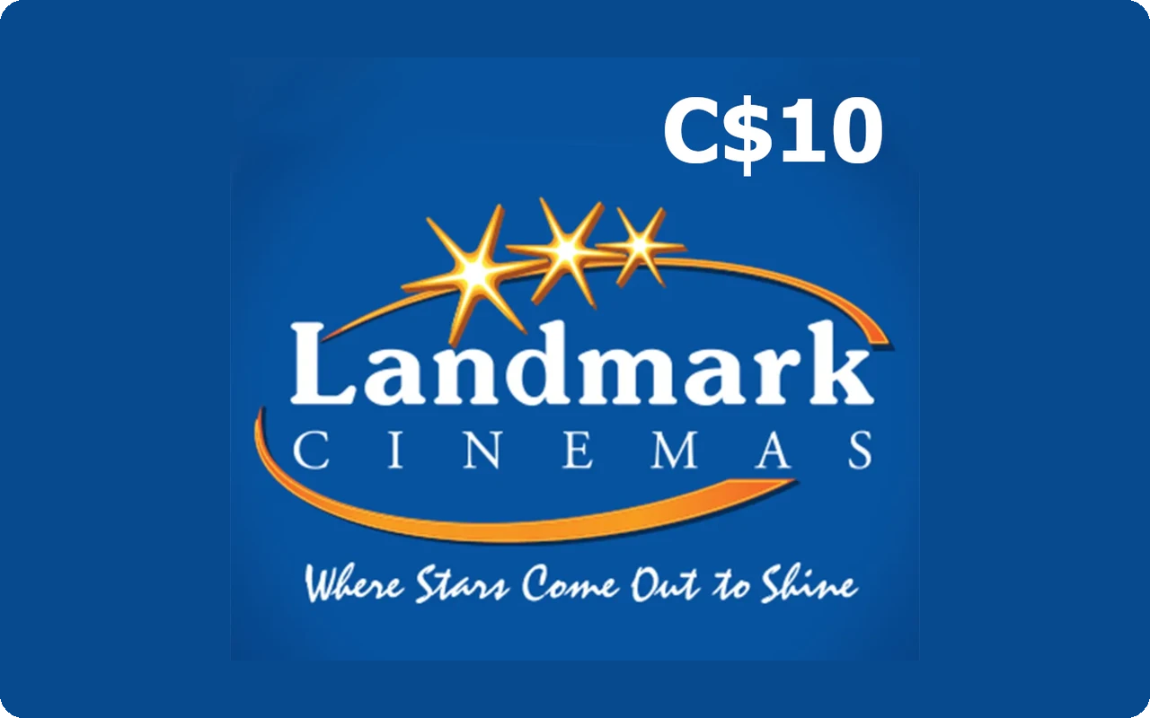 Landmark Cinemas C$10 Gift Card (Canada)