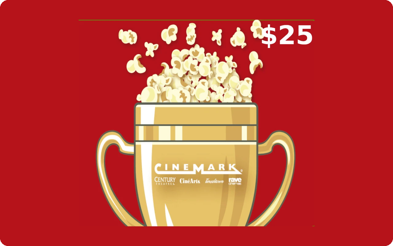 Cinemark Theatres $25 Gift Card (United States)