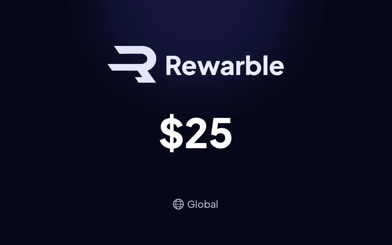 Rewarble Super $25 Gift Card