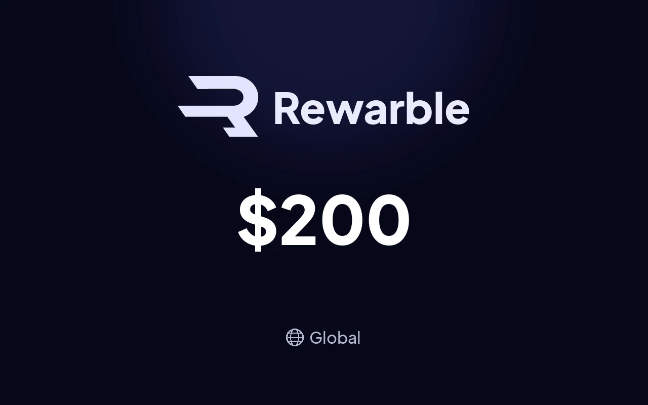 Rewarble Binance Sol $200 Gift Card