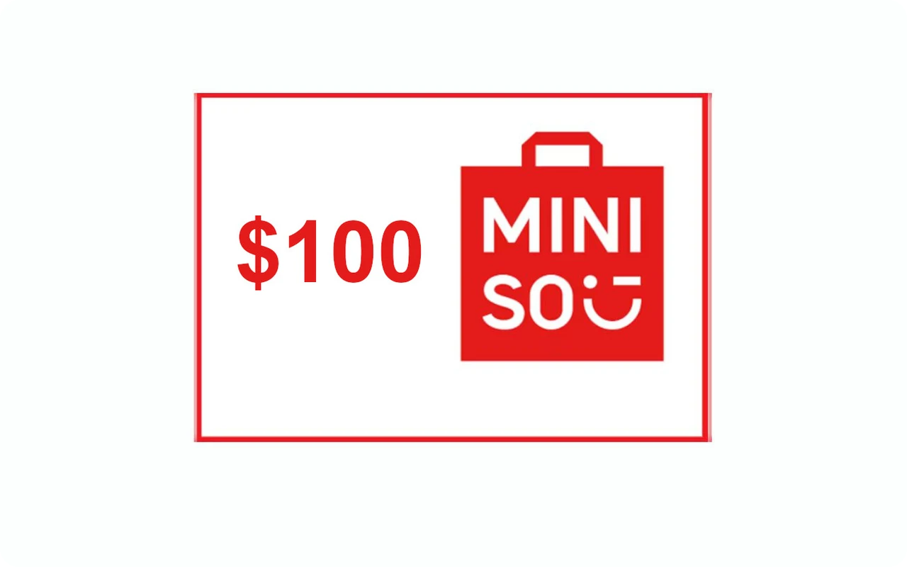 MINISO S$100 Gift Card (Singapore)