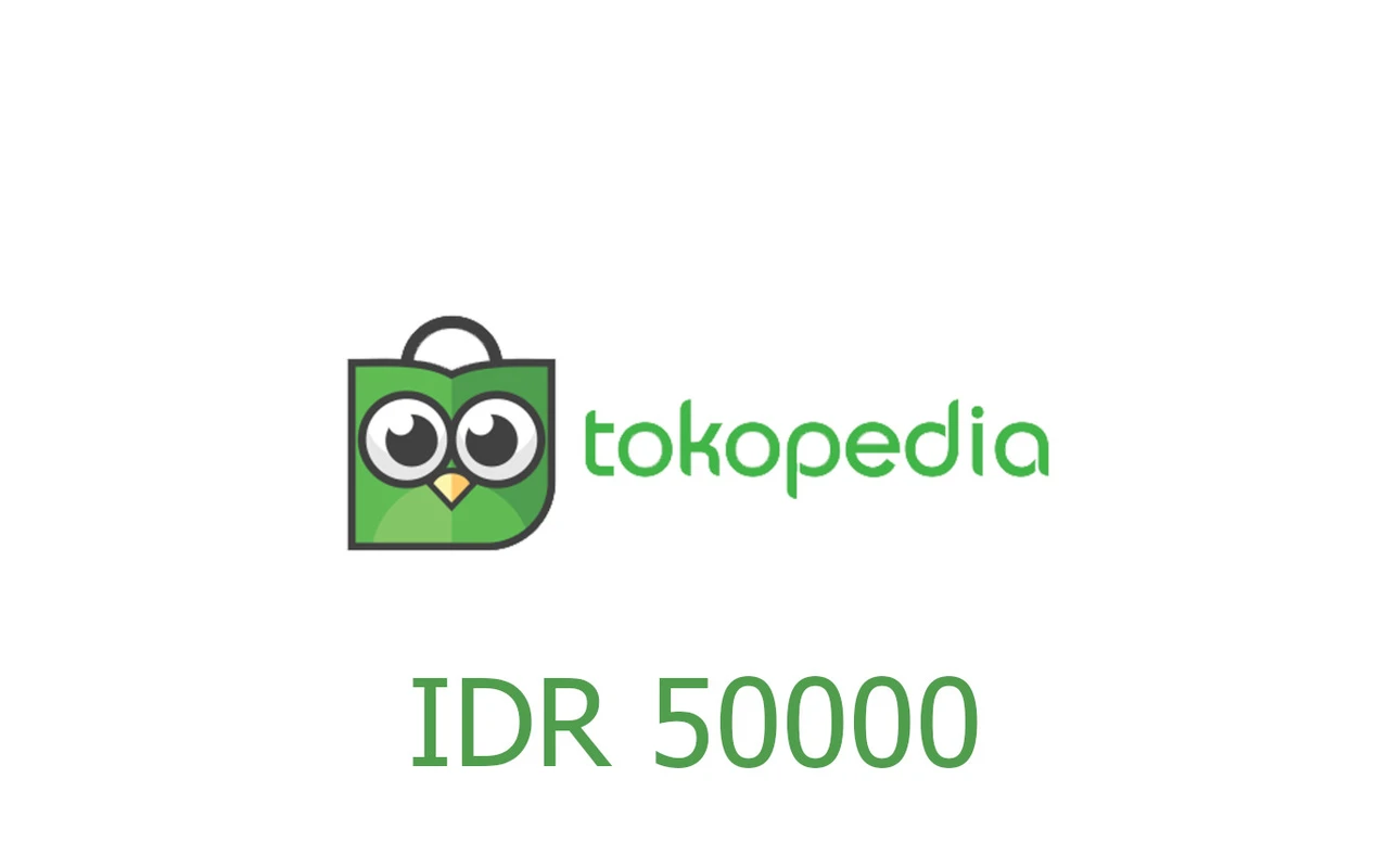 Tokopedia 50000 Rp Gift Card (Indonesia)