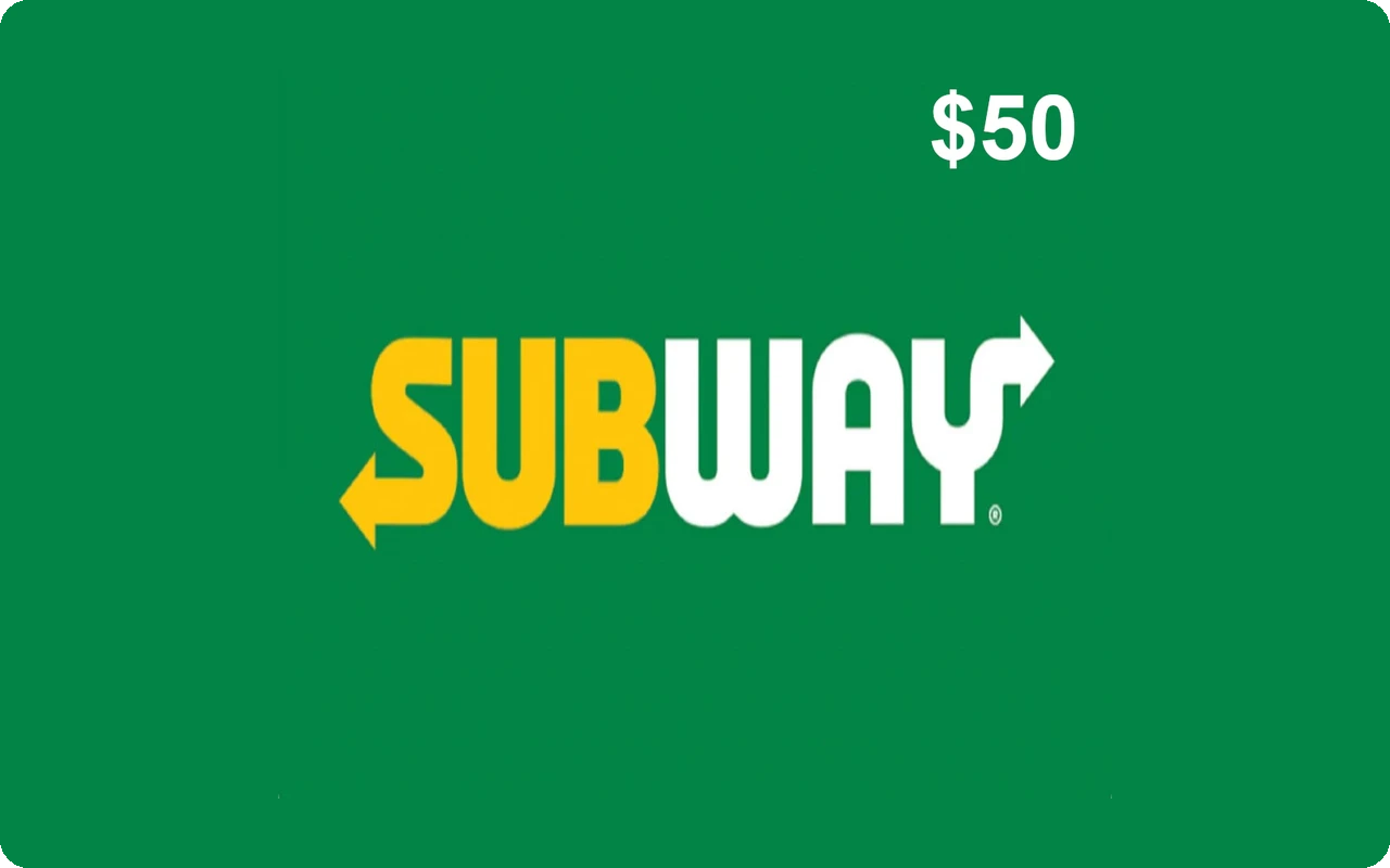 Subway $50 Gift Card (United States)