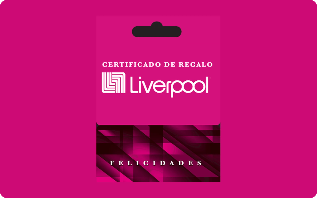Liverpool Mexico Gift Card 5000 MXN - Liverpool Key - MEXICO