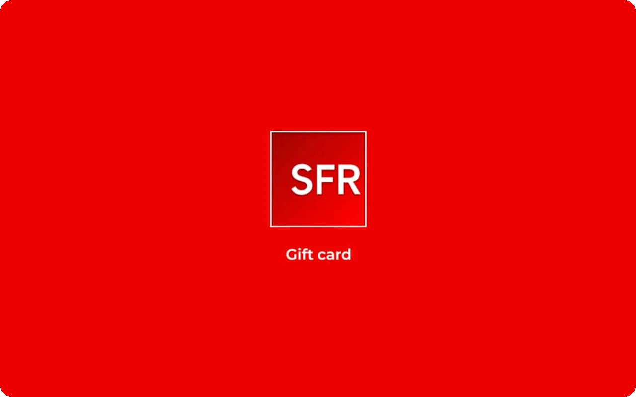 SFR DISCOVER 14,99 EUR Gift Card - FRANCE