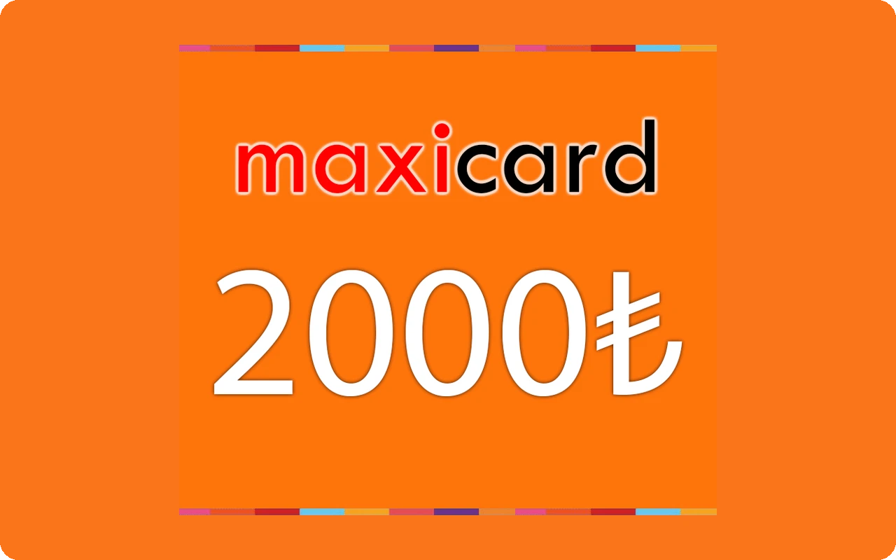 Maxicard ₺2000 Gift Card (Turkey)