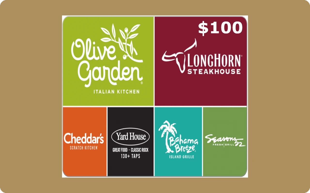 Darden $100 Gift Card (United States)