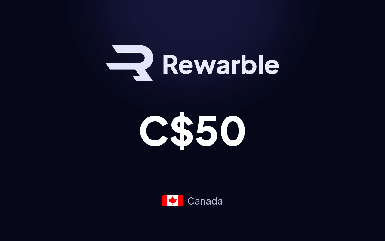 Rewarble Revolut C$50 Gift Card (Canada)
