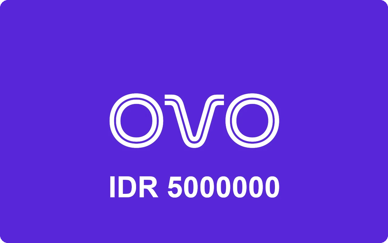 OVO Cash 5000000 Rp Gift Card (Indonesia)