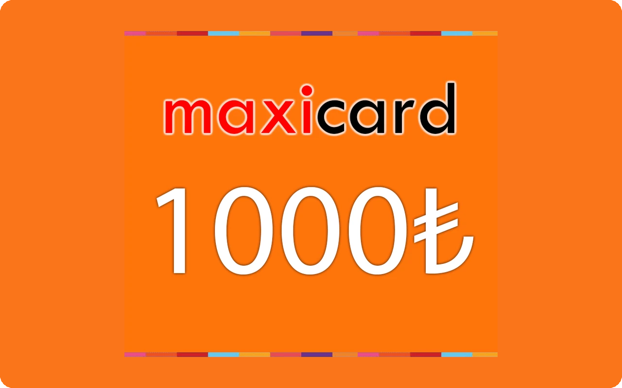 Maxicard ₺1000 Gift Card (Turkey)