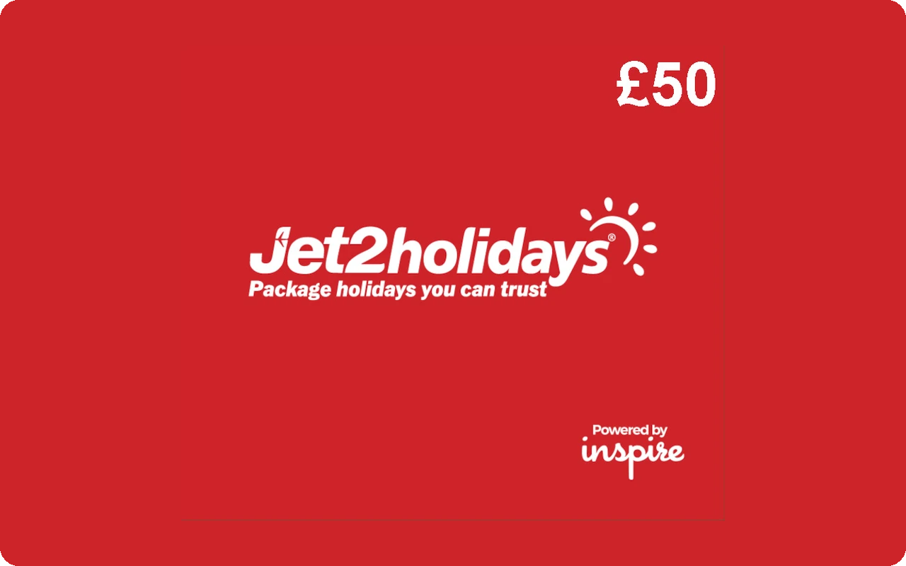 Jet2Holidays By Inspire £50 Gift Card (United Kingdom)