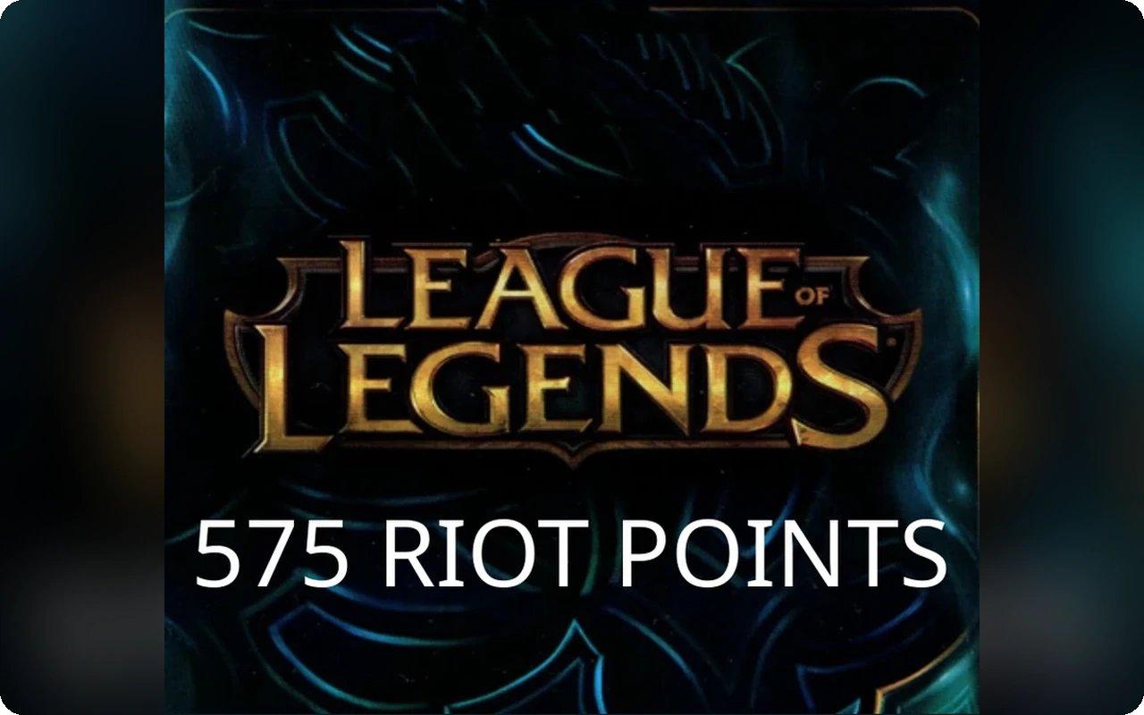 League of Legends 575 Gift Card