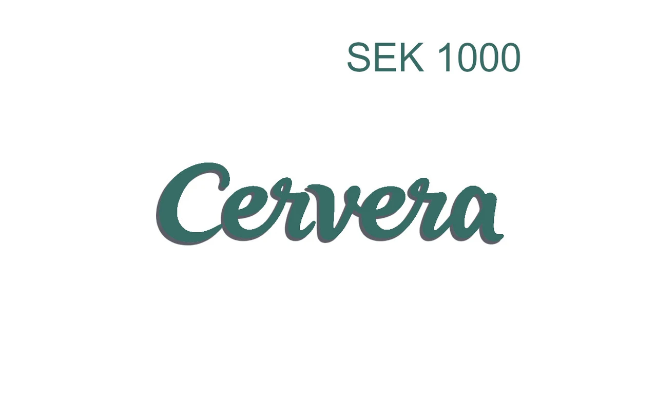 Cervera 1000 kr Gift Card (Sweden)