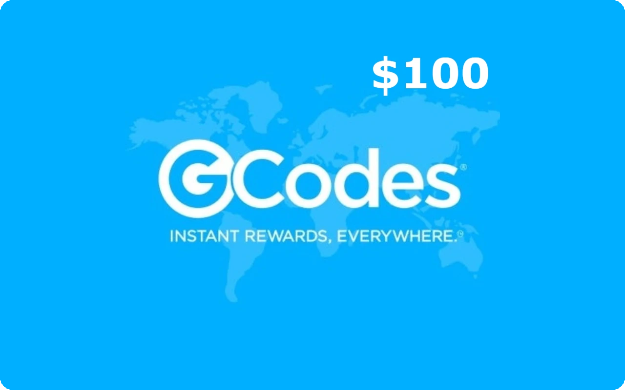 GCodes Global Retail $100 Gift Card (United States)
